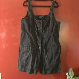 GAP Navy blue Button-Front Dress